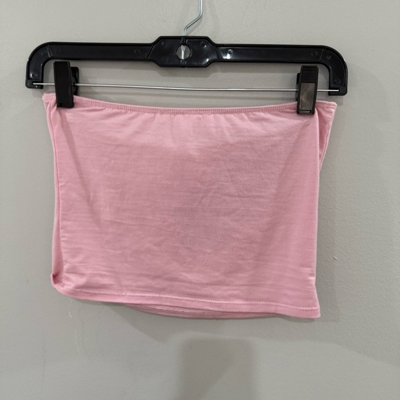 Reformation Adalynn Two Piece Rosette Strapless Top Maxi Skirt Baby Girl Pink - Picture 6 of 8